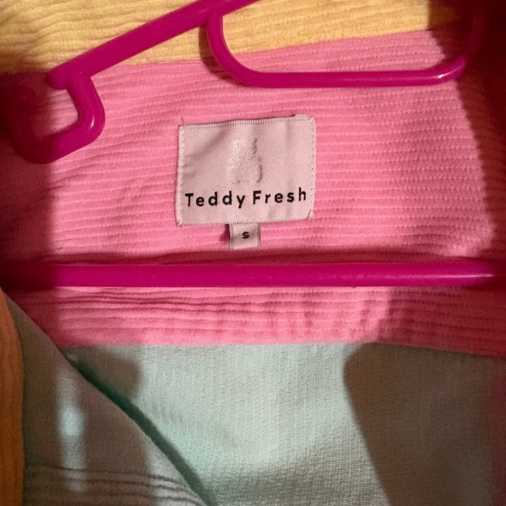 Teddy Fresh Multicolor Button Down Shirt - Pink, Yellow, Blue - Picture 5 of 5